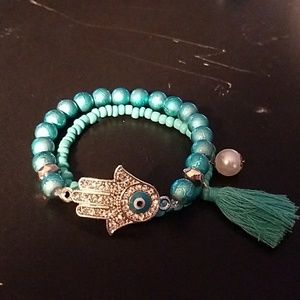 Handmade Hamsa Bracelet Bundle